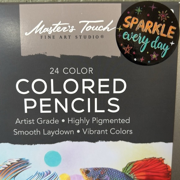 24‎ Colored Pencils in Case NWT - Picture 2 of 5